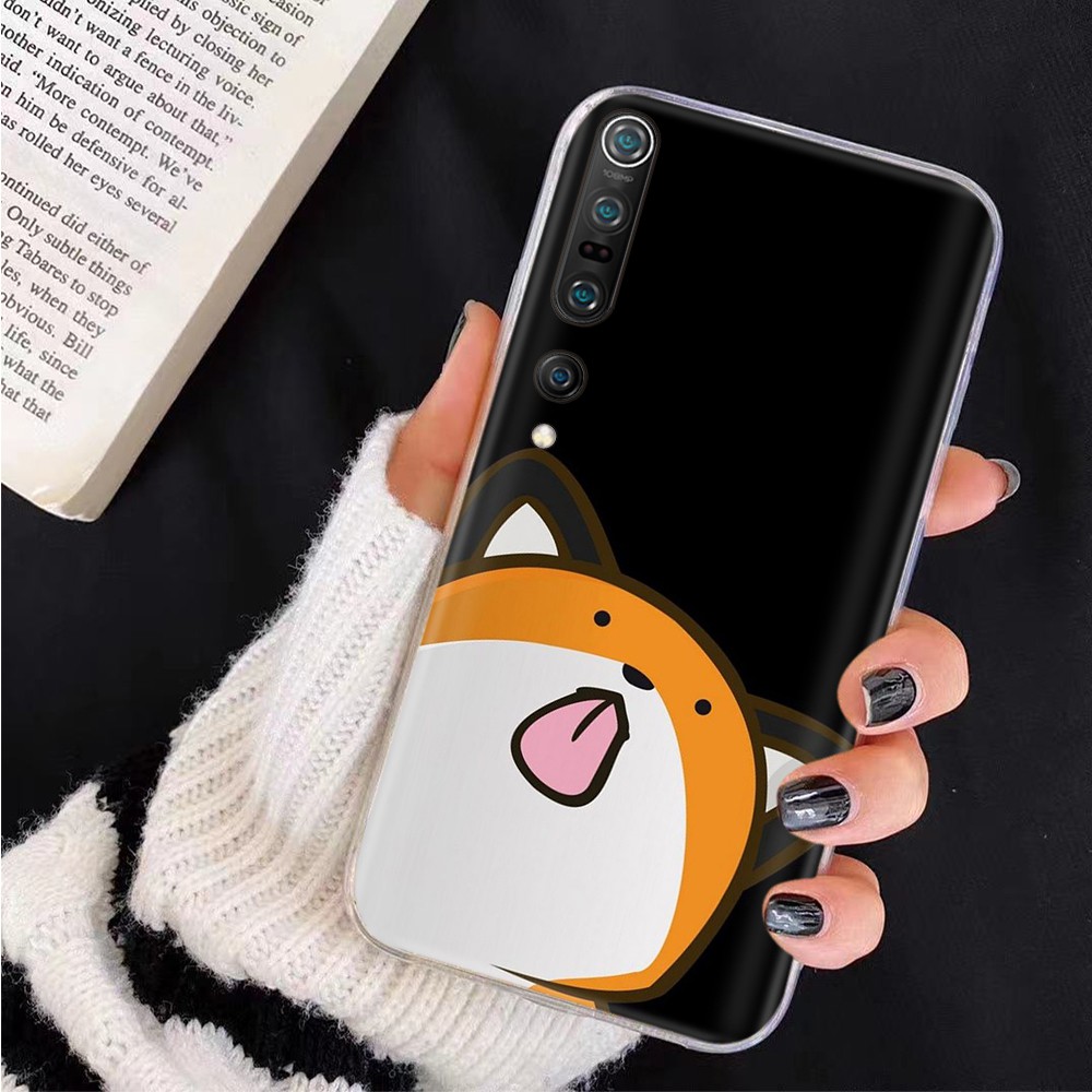 Ốp lưng samsung Trong Suốt In Hình Chó Corgi Đáng Yêu Cho Samsung A10 A10S A20 A30 A20S A40 A40S A20E A11 A51 A71