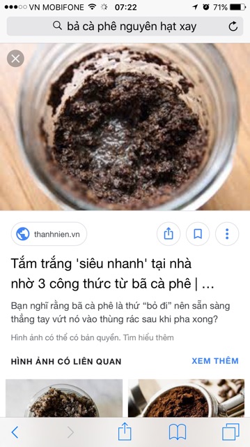 1kg_Bả cà phê hạt xay đã phơi