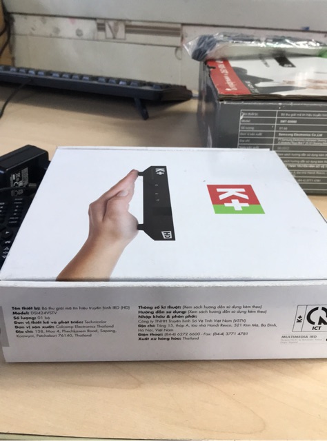 Đầu thu K+ HD Technicolor mới 100% dùng nâng cấp SD hoặc làm đầu phụ