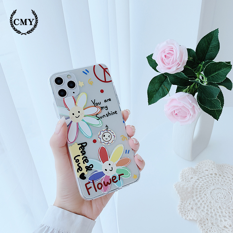 Ốp điện thoại trong suốt in họa tiết hoạt hình cho iPhone11/11Pro 11pro Max X XR XS XS MAX 7 8 plus SE | BigBuy360 - bigbuy360.vn