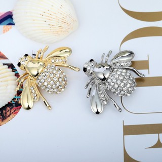 Trâm Cài Áo Hình Ong Đính Đá Sang Trọng Phong Cách Hàn Quốc