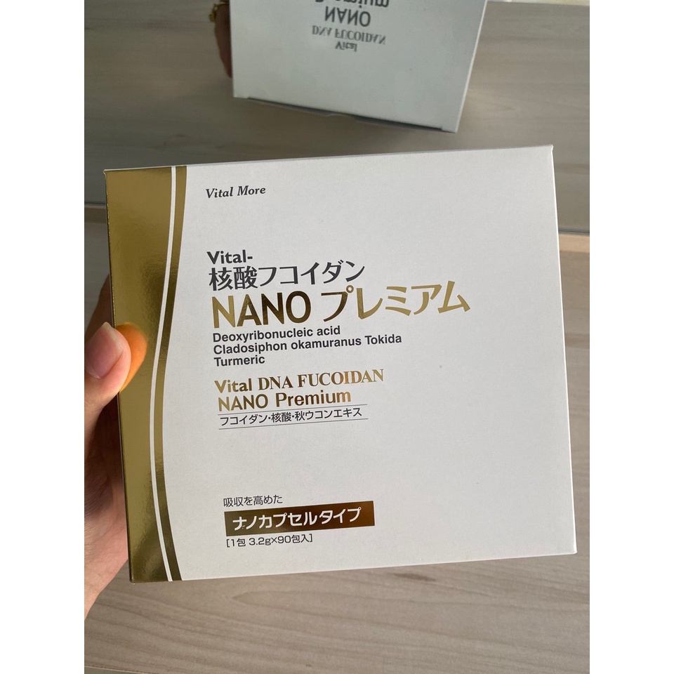Vital DNA Fucoidan Nano Premium 30 gói - hỗ trợ điều trị ung thư