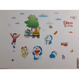 decal dán tường đôremon