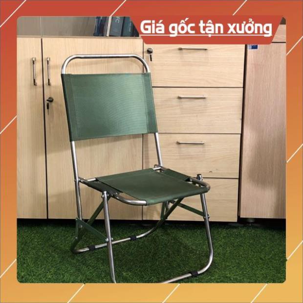 [Giá xưởng] Ghế xếp cafe, trà chanh khung INOX vải bố