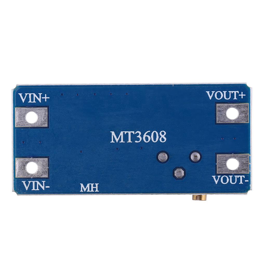 Dajrrhd MT3608 DC-DC Điện áp tăng cường có thể điều chỉnh Bộ chuyển đổi tăng cường Mô-đun cấp nguồn 2A