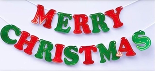 Dây chữ noel và năm mới
