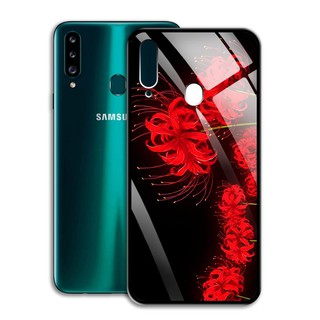[FREESHIP ĐƠN 50K] Ốp Lưng Samsung Galaxy A20S - mặt Kính Cường Lực - 03081 7885 HOABINGAN15