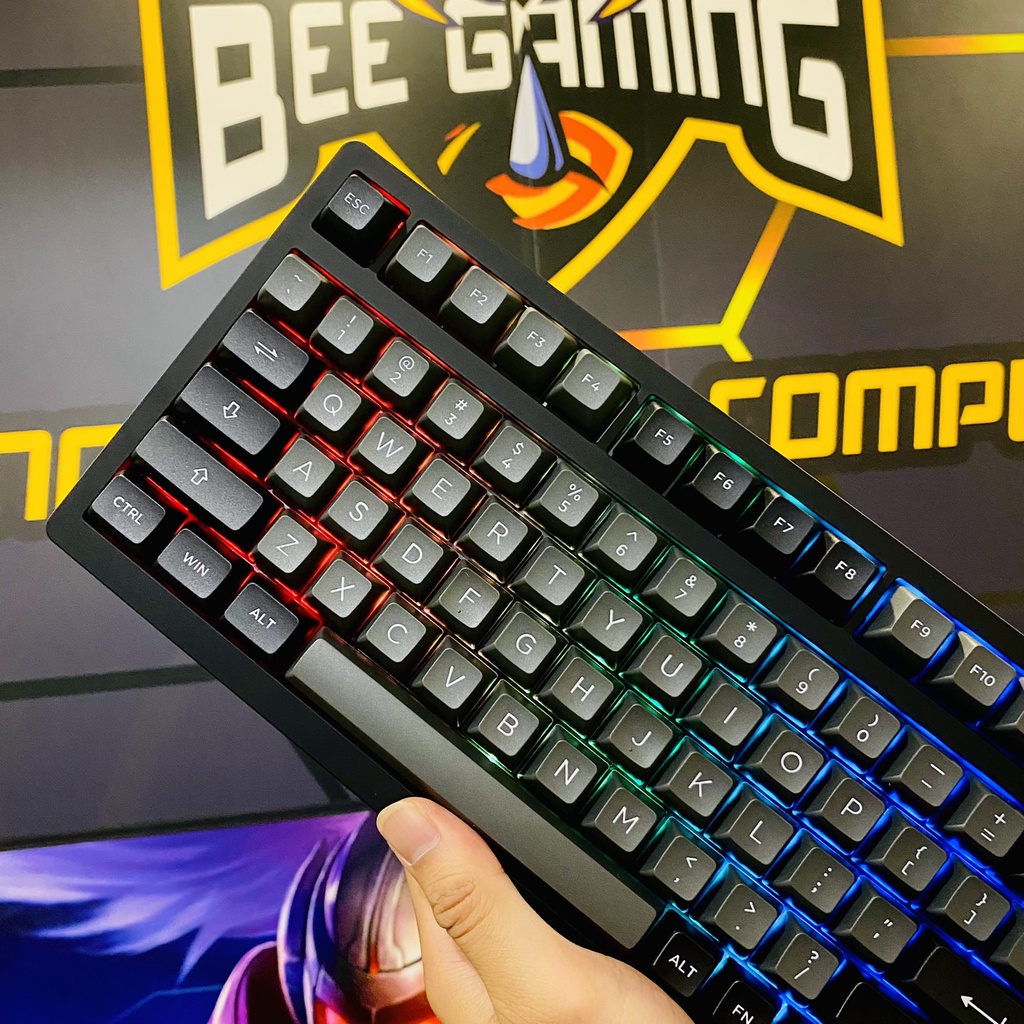 Bàn phím AKKO PC75B Plus Black & Silver