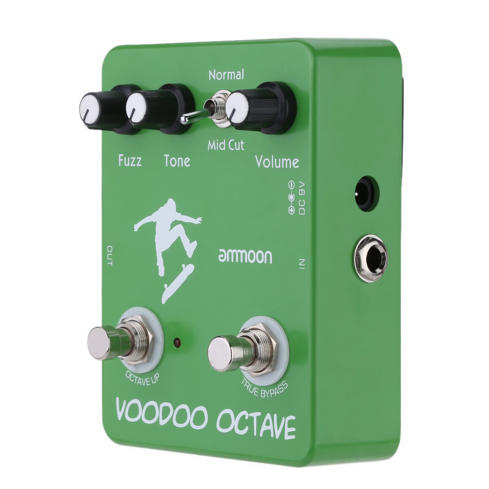 yohi2018 ammoon AP-12 Voodoo Octave Fuzz Effect Guitar Effect Pedal True Bypass