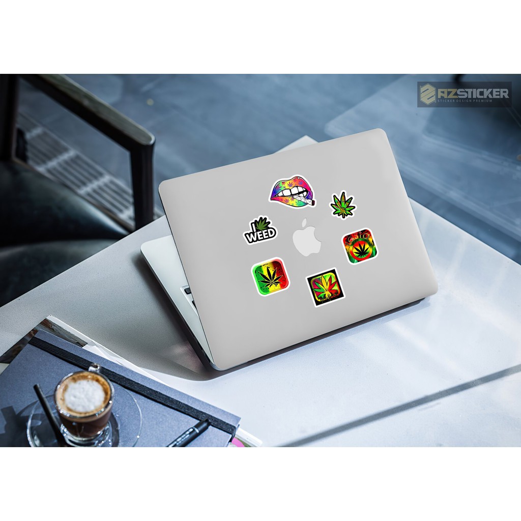 [Set 50+] Sticker Weed | Dán Nón Bảo Hiêm, Điện Thoại, Laptop, Bình Nước...Chống Nước, Chống Bay Màu