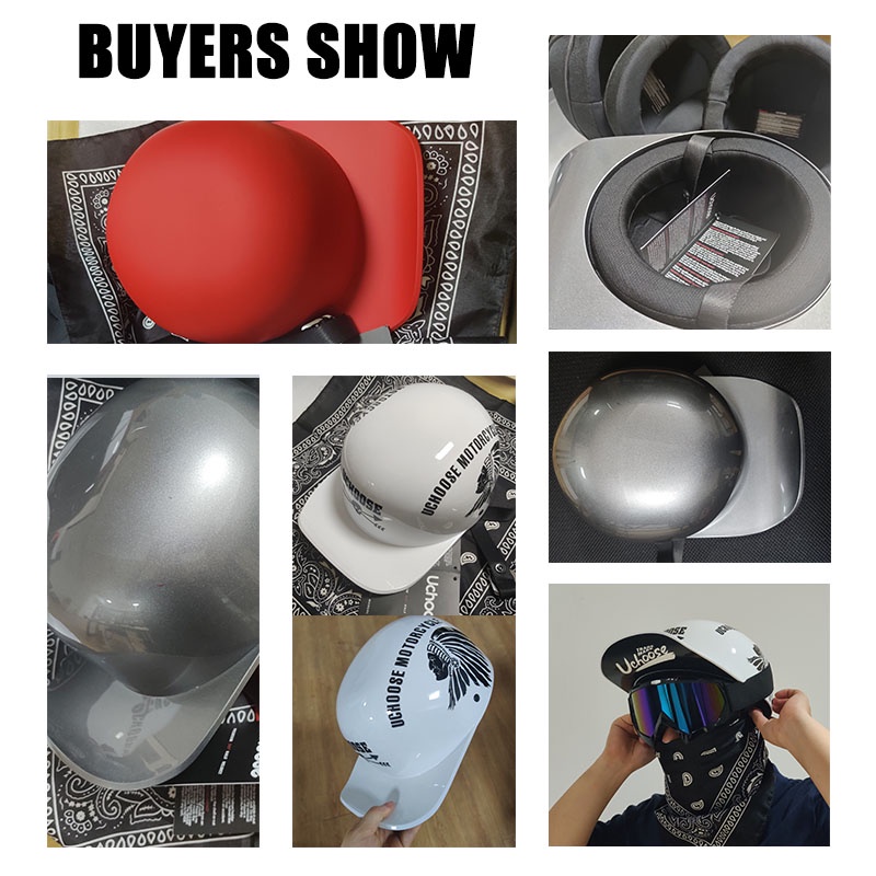 Mũ Lưỡi Trai Nửa Đầu Phong Cách Retro Cá Tính