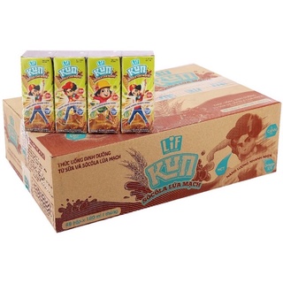 Thùng 48 Hộp Thức Uống Dinh Dưỡng Socola Lúa Mạch LIF KUN 110ml & 180ml