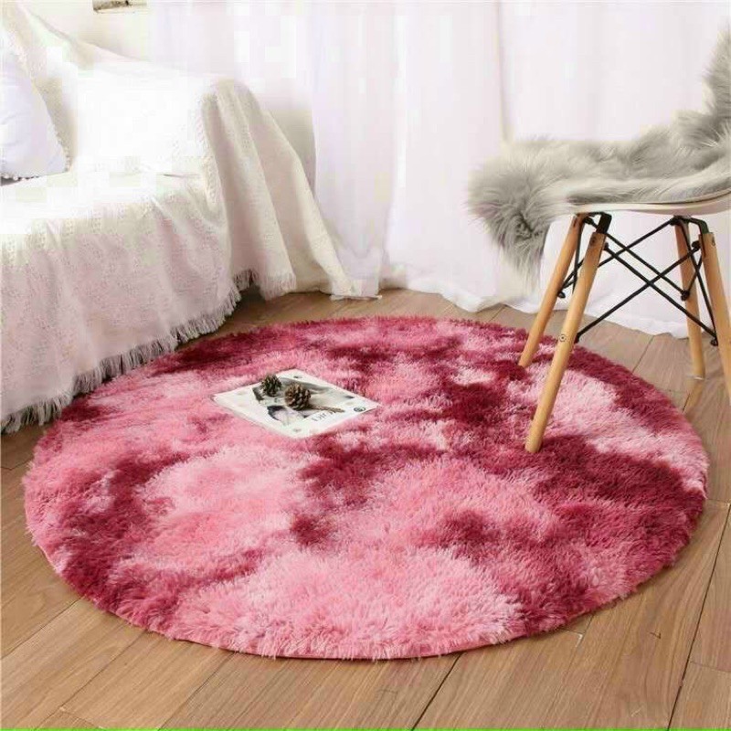 [Siêu Phẩm] Thảm Lông Lót Sàn Nhà Phòng Khách Tròn