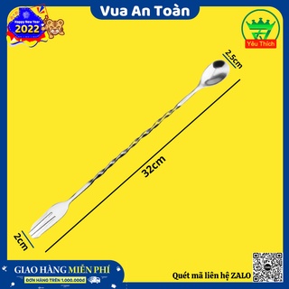 Muỗng 2 Đầu Xiên Trái Cây và Múc Hoa Quả Tiện Lợi