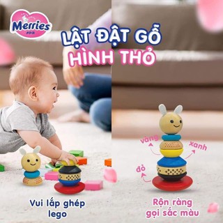 Lật đật gỗ cho bé