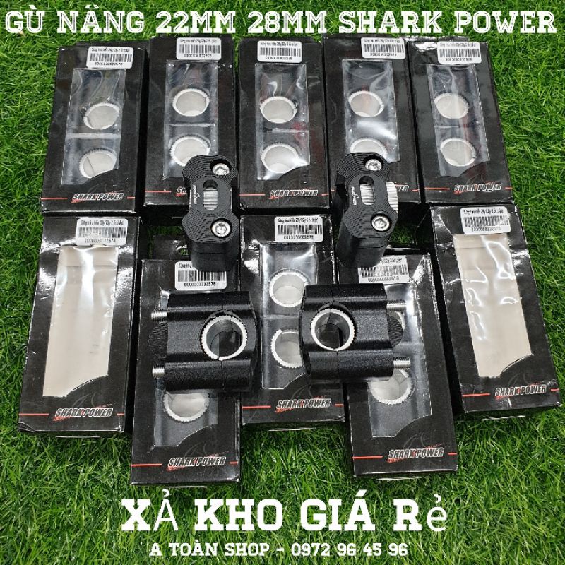 Gù nâng ghi đông 22mm 28mm Shark Power Xe Máy