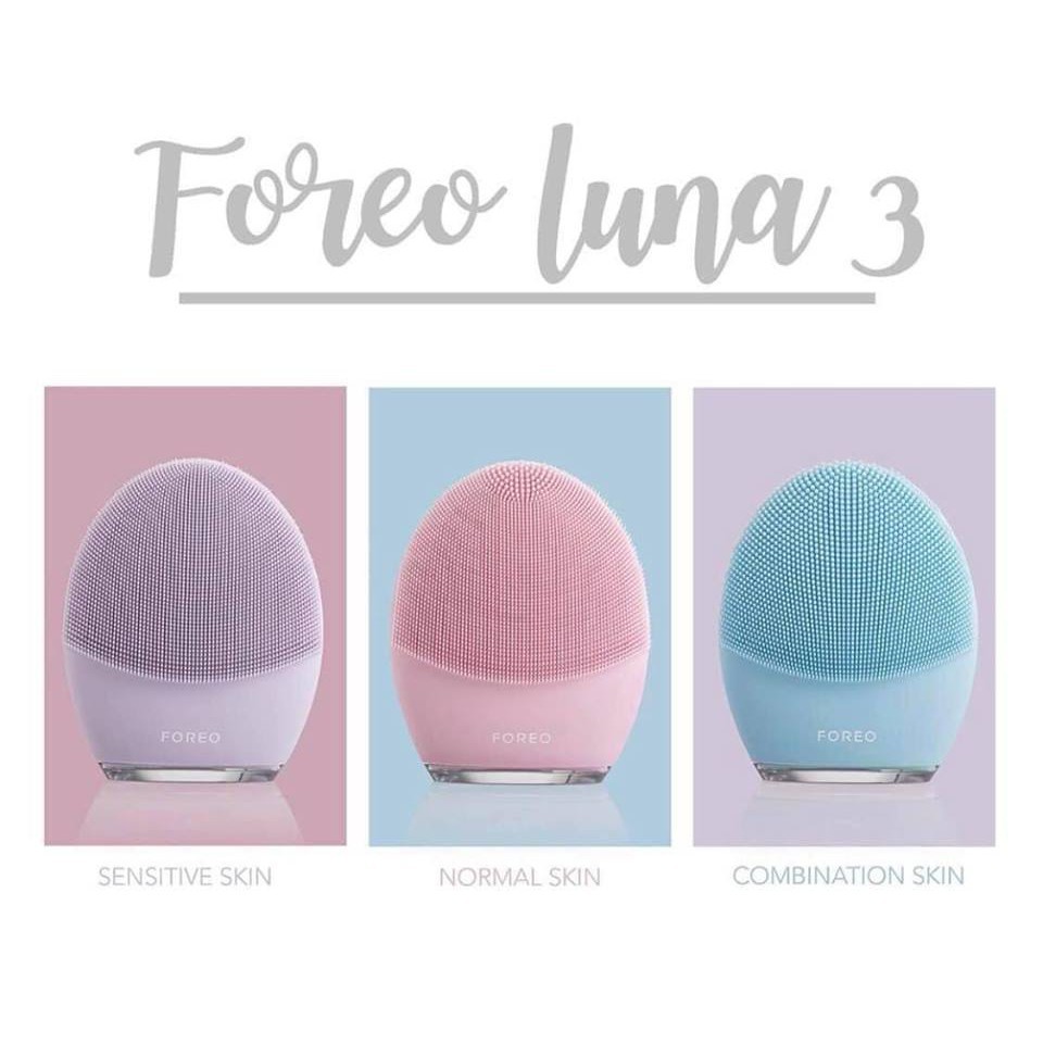 Máy rửa mặt Foreo Luna các phiên bản