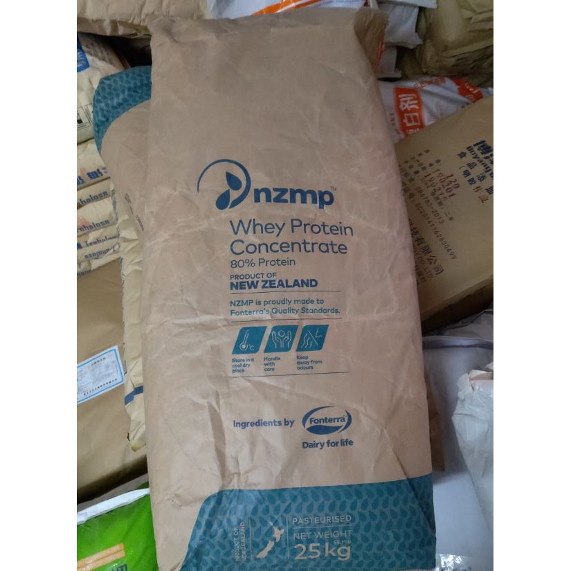 Combo 2Kg Đạm Whey Cô Đặc 80% NZMP Concentrate Vị Sữa Vanilla