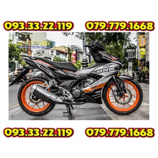 Tem rời winner x rep sol dán xe đen