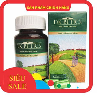 Viên tiểu đường dây thìa canh lá to DK Betics - Hỗ trợ hạ và ổn định đường huyết an toàn - Hsd 2027