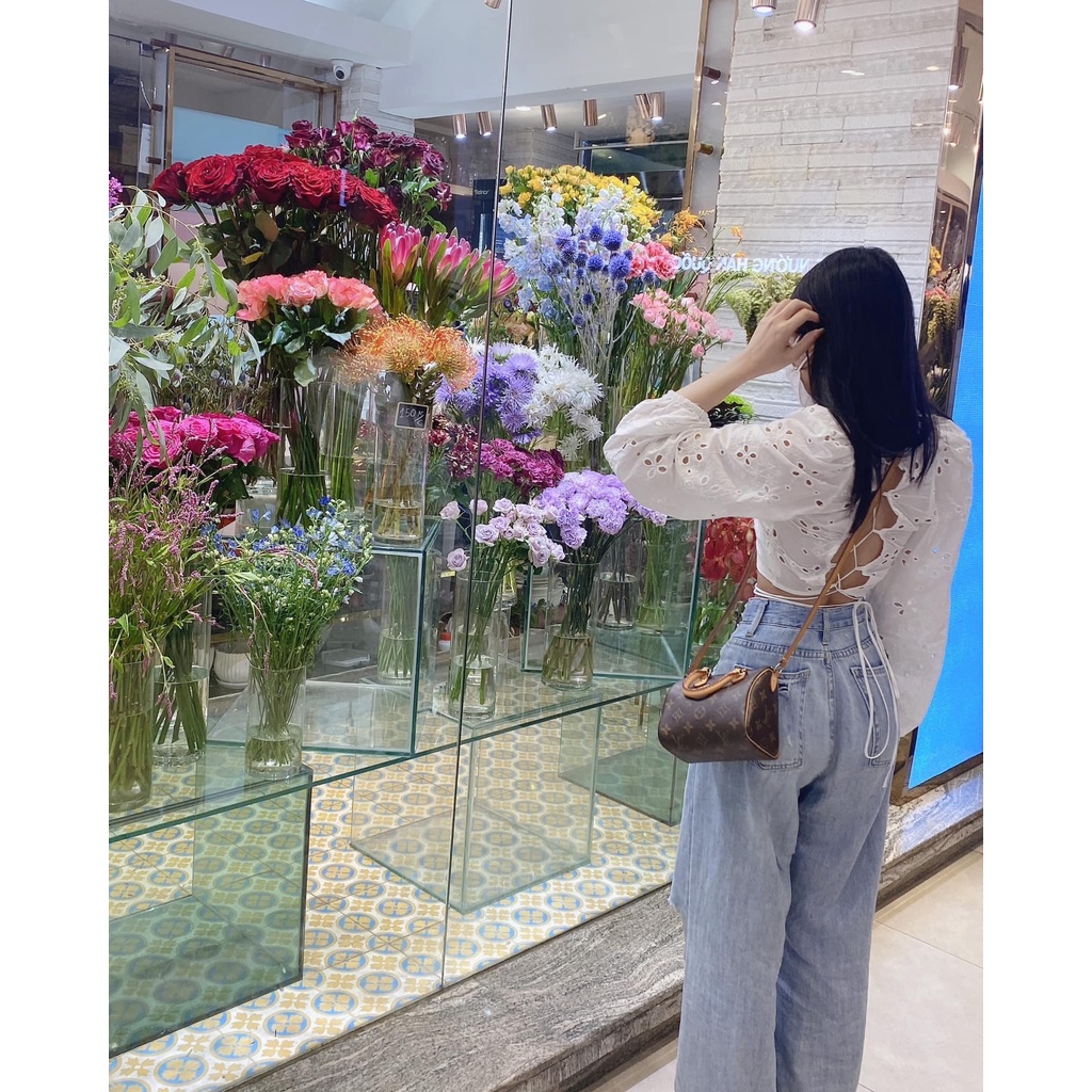 Áo xô tay dài thắt lưng