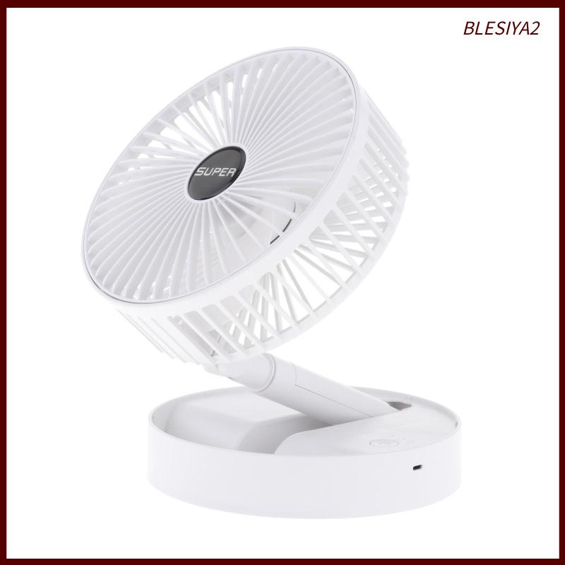 Foldable Desktop Fan Portable Personal Fan 3 Speeds Head Rotatable