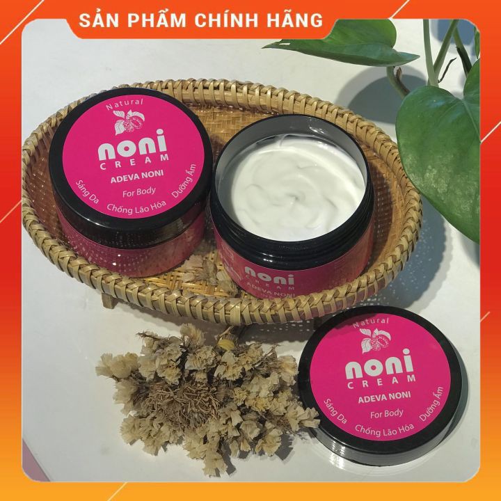 Kem dưỡng ẩm Trái nhàu (for body) ⚡ FREESHIP ⚡ Dưỡng ẩm từ thiên nhiên cho da căng mịn 100 gr - Adeva Noni