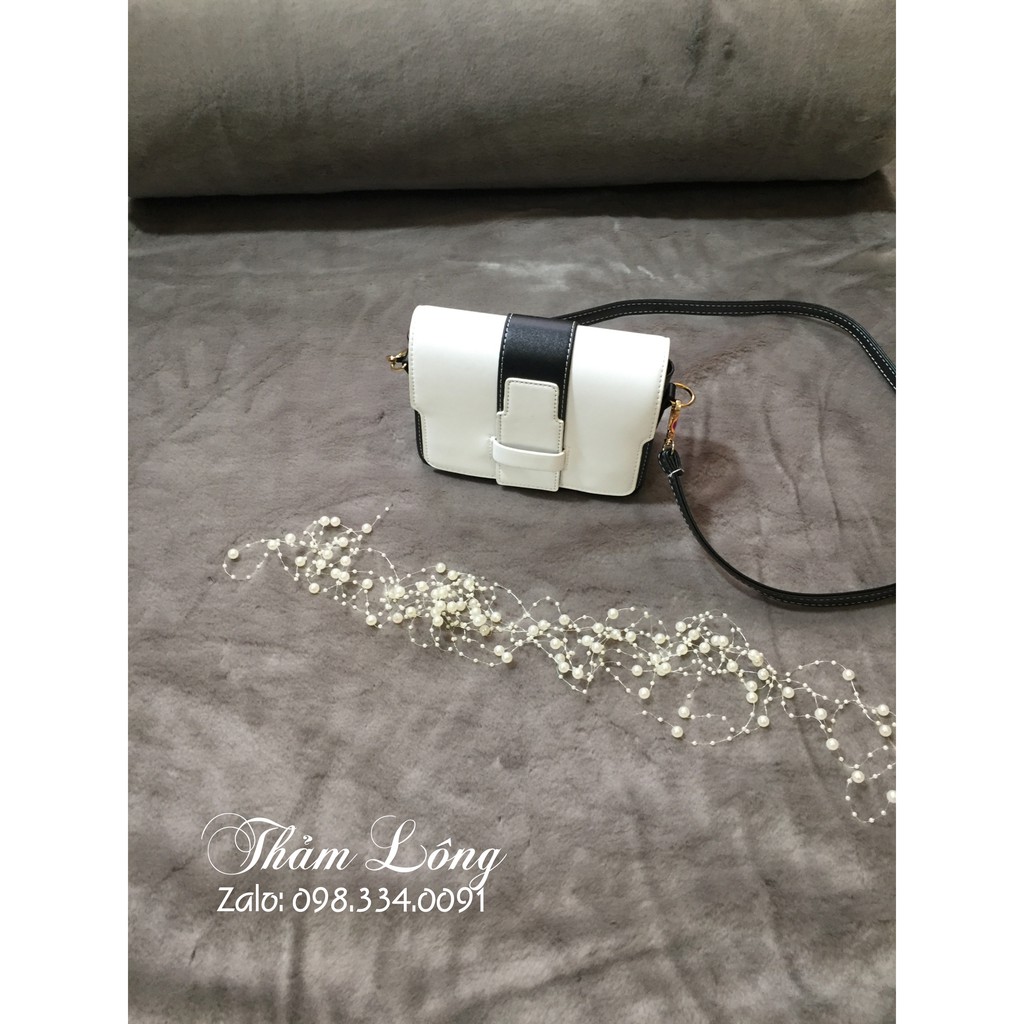 Thảm lông chụp ảnh Xám ngắn mịn
