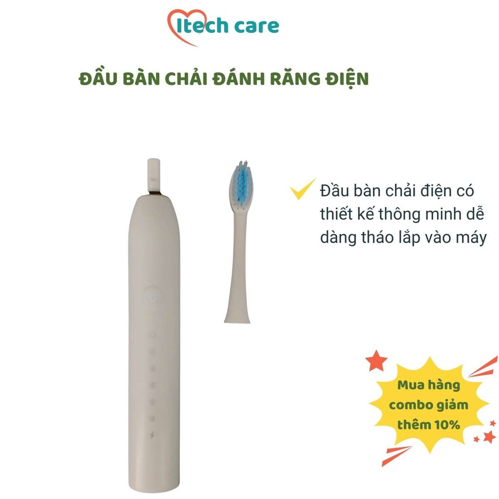 Đầu bàn chải đánh răng điện X3 Itech care lông chải siêu mềm