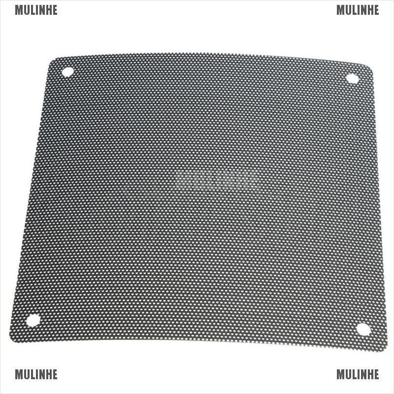 Bộ 5 Tấm Lưới Lọc Bằng Nhựa PVC Màu Đen 120mm Chống Bụi Cho Quạt Máy Tính