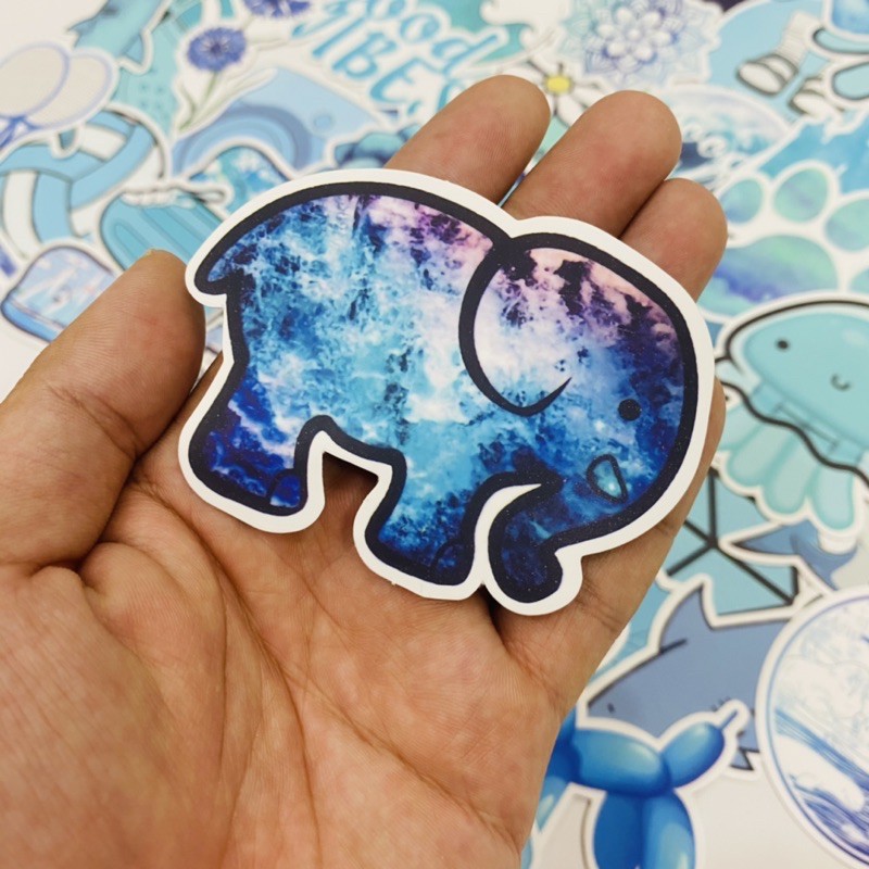 [Set 50 ~ 100 c&aacute;i] Sticker PVC vinyl nh&aacute;m chống thấm cao cấp chủ đề VSCO, BT21, TỔNG HỢP,... d&aacute;n vali, laptop, mũ BH