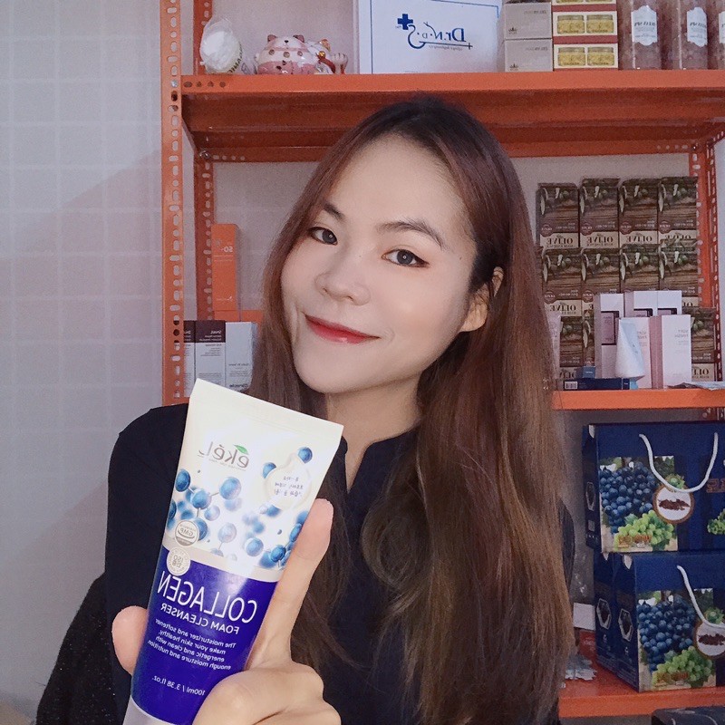 Sữa rửa mặt săn chắc da Ekel Collagen 100ml