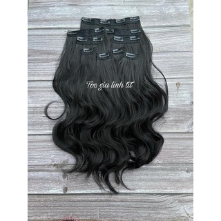 Kẹp 9 miếng xoăn sóng tơ hàn cao cấp 50cm