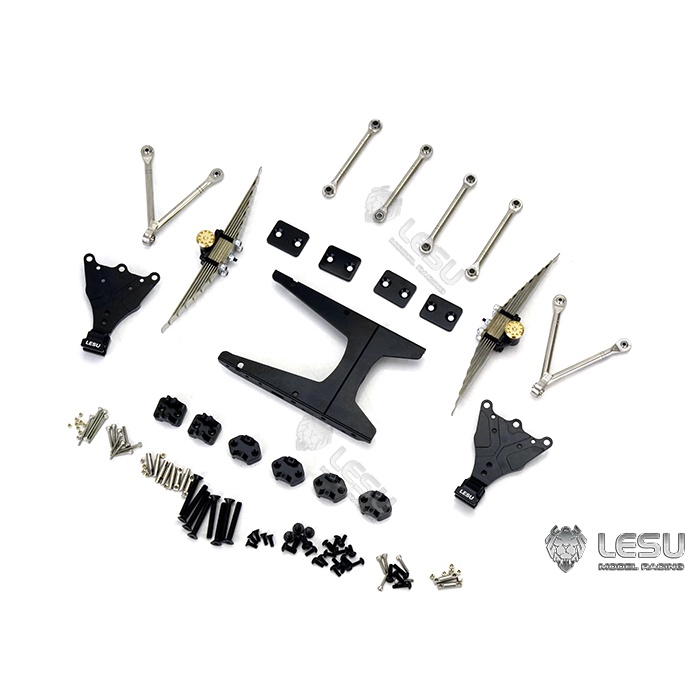 1/14 Cụm giảm xóc sau xe tải X-8013 Máy kéo Tamiya vị trí lỗ ban đầu Phụ kiện tự làm mô hình đầu bùn LESU