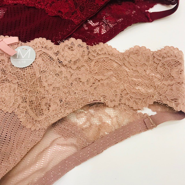 < Ren Mỏng - Mặc sướng >Quần lót nữ Peach hip ren eo thấp gợi cảm | BigBuy360 - bigbuy360.vn