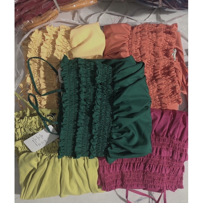 Đầm babydoll 2 dây nhún thun ngực dáng dài siêu đẹp.