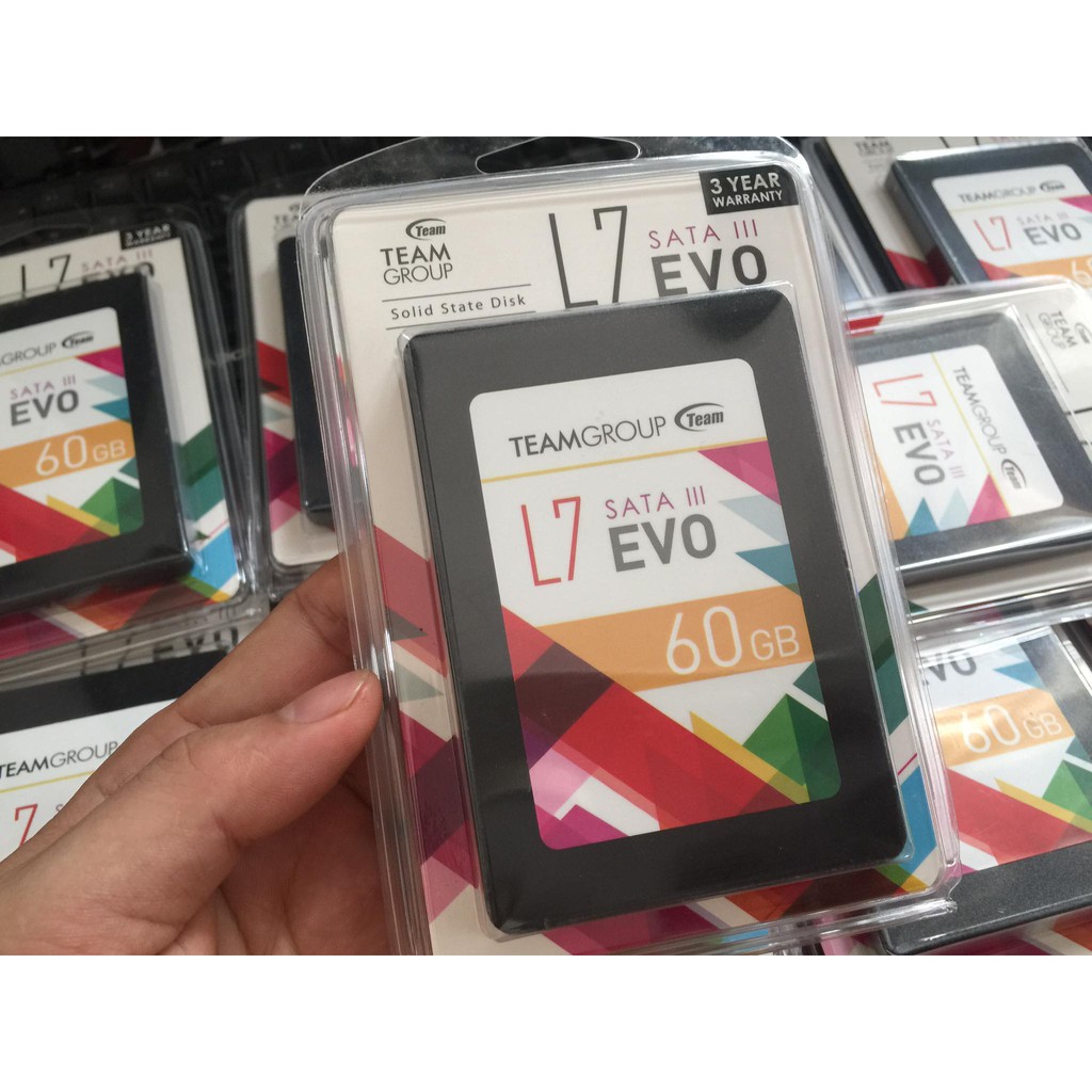 ổ cứng ssd 60g team evo sata 3 mới