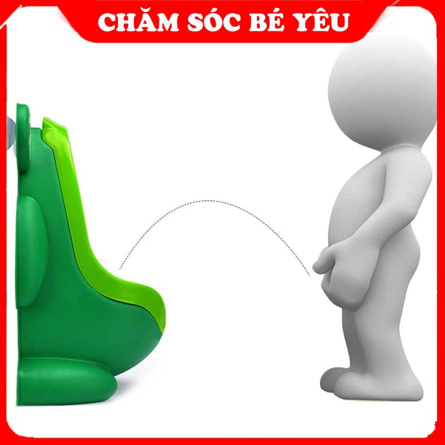 (Hàng Xịn) Bô Tiểu Cho Bé Trai, Bô Cho Bé Đứng Treo Tường Con Ếch