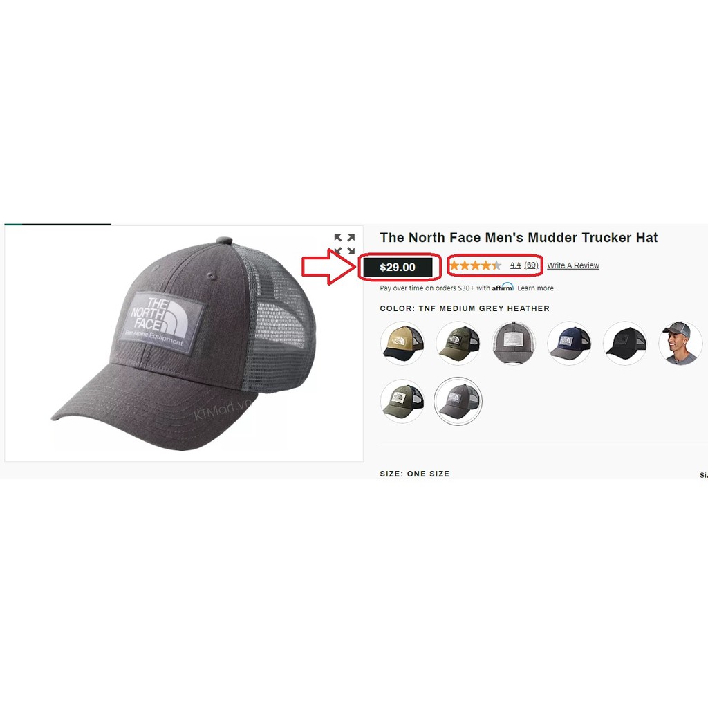 Mũ The North Face Men's Mudder Trucker Hat CGW2