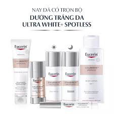 Bộ 2 trắng da, ngăn ngừa vết nám ngày và đêm Eucerin Ultrawhite Spotless + Tặng bút tinh chất giảm nám Eucerin