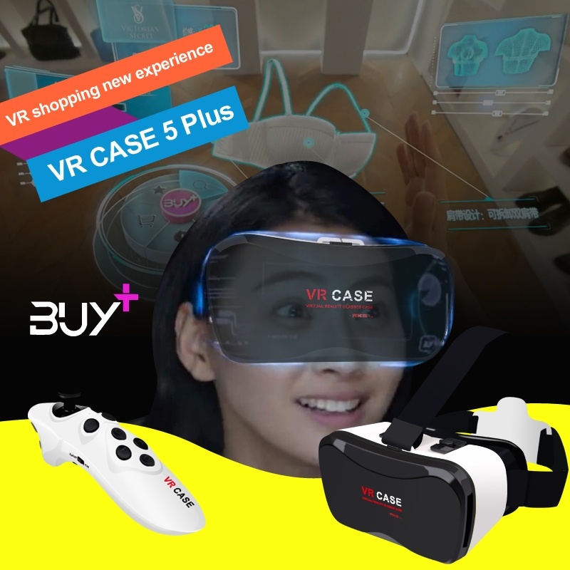 Thời Trang Kính Thực Tế Ảo 3d Hd Vr Case 5 Plus Google Cardboard