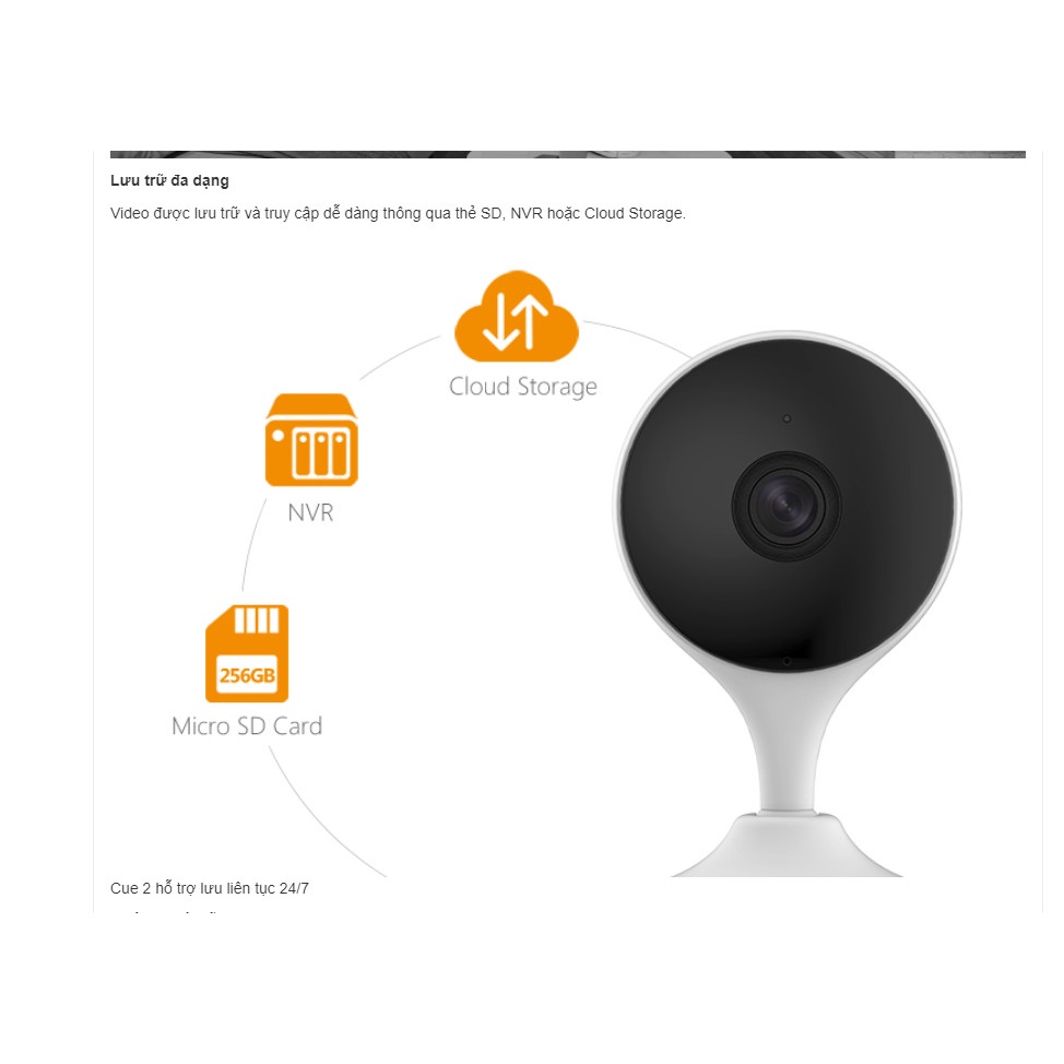 Camera IP Wifi trong nhà IMOU C22SP 1080p cố định, góc rộng, đàm thoại 2 chiều,BH 24 tháng chính hãng