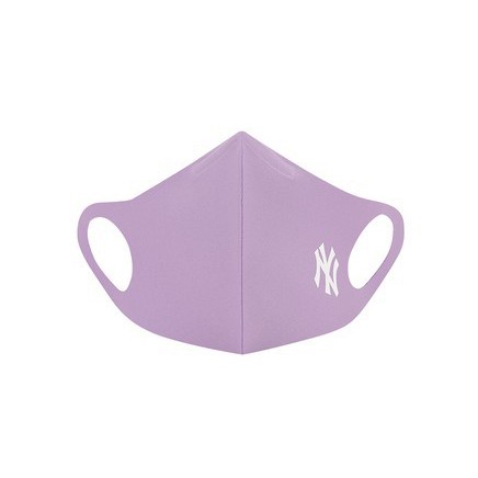 Khẩu trang MLB cotton nguyên chất thoáng khí chống bụi và khói mù in họa tiết NY / LA thời trang Hàn Quốc - SunstoreVN