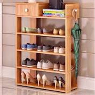 Tủ giày gỗ 5 tầng ☀️FREESHIP ☀️ chắc chắn bền đẹp tiện dụng, dễ lắp