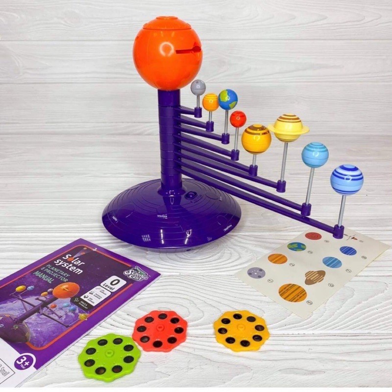 Solar system- Mô hình hệ mặt trời bản chiếu bóng