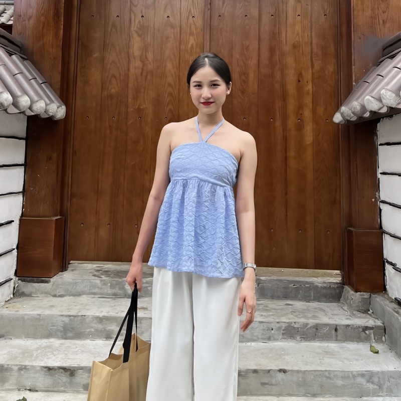 Áo kiểu trễ vai tay bồng mặc được 2 kiểu Elite Shirt - Miahou Closet