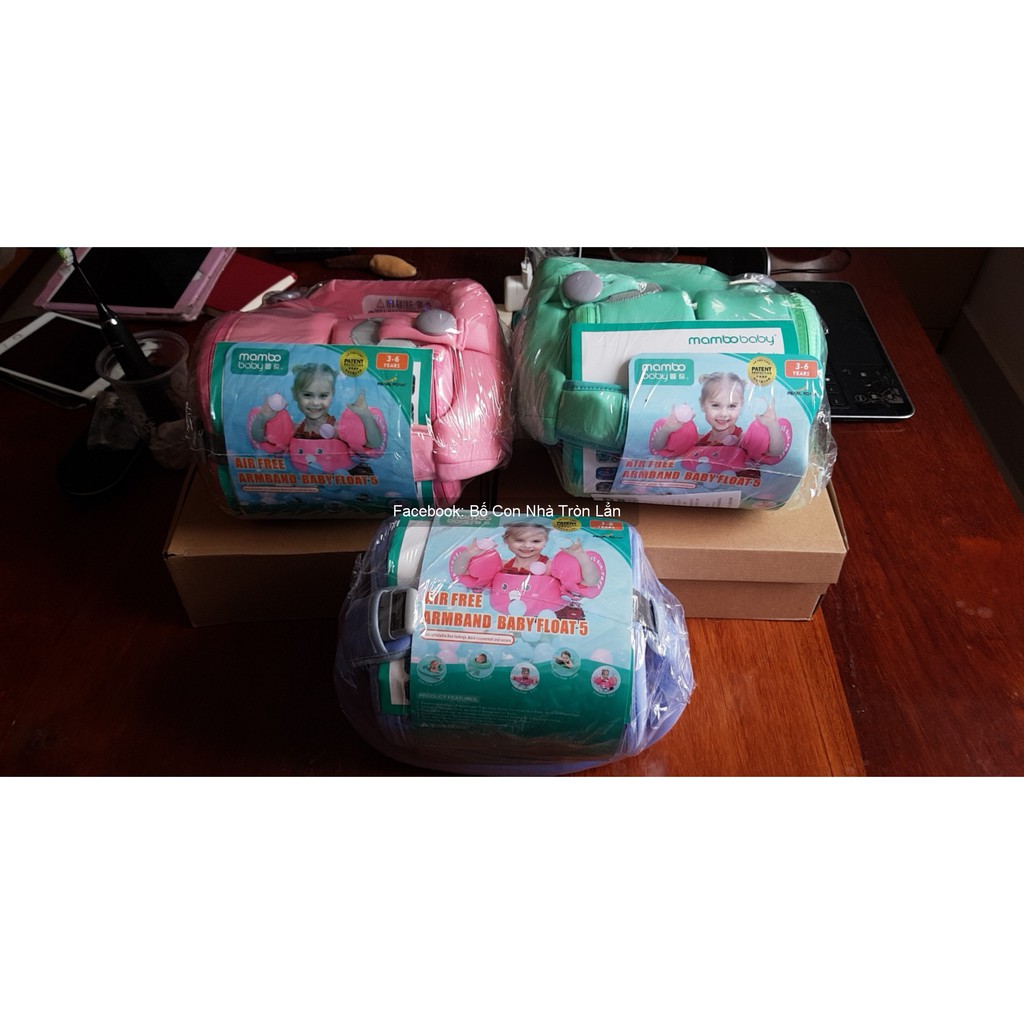 Phao tay Phao ngực không bơm hơi cho bé 3 4 5 6 7 tuổi mambobaby - Mambo Baby - Hàng luôn có sẵn ShipNow và GrabExpress