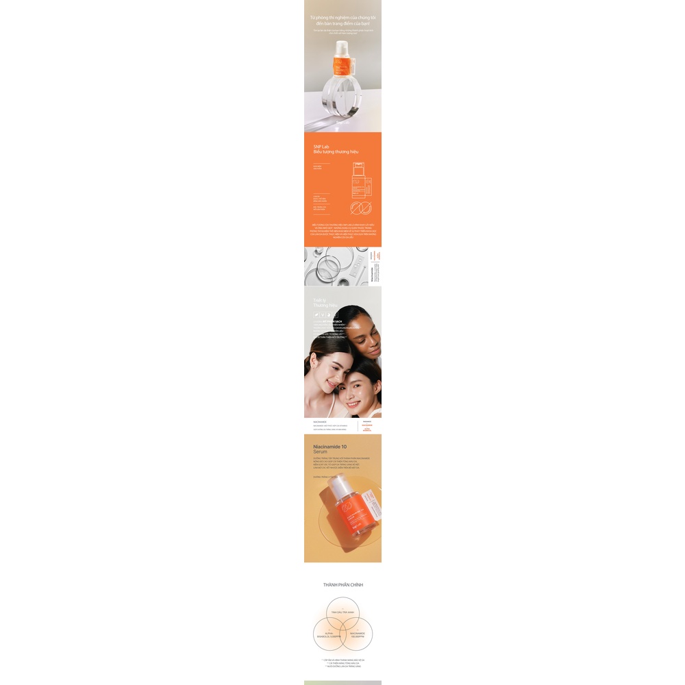 SNP LAB Niacinamide 10 Serum- Serum dưỡng trắng, chống lão hóa LAB Niacinamide 10%