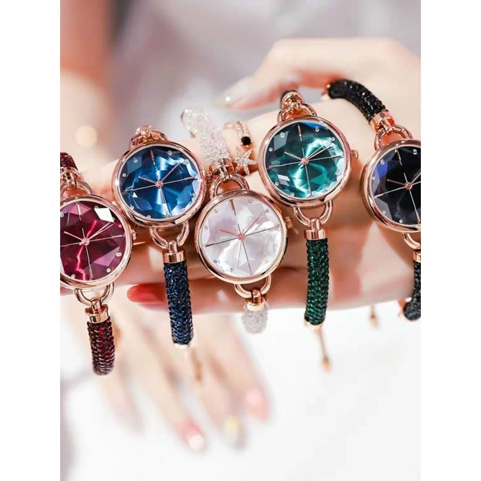 đồng hồ thời trang nữ KT146 dây rút cực xinh | BigBuy360 - bigbuy360.vn