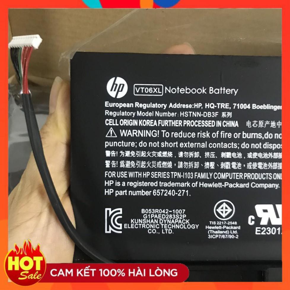 HÀNG ZIN  Pin Battery HP Envy 17-3000 17-3070nr HSTNN-IB3F 657240-271 657503-001 VT06XL  New Original